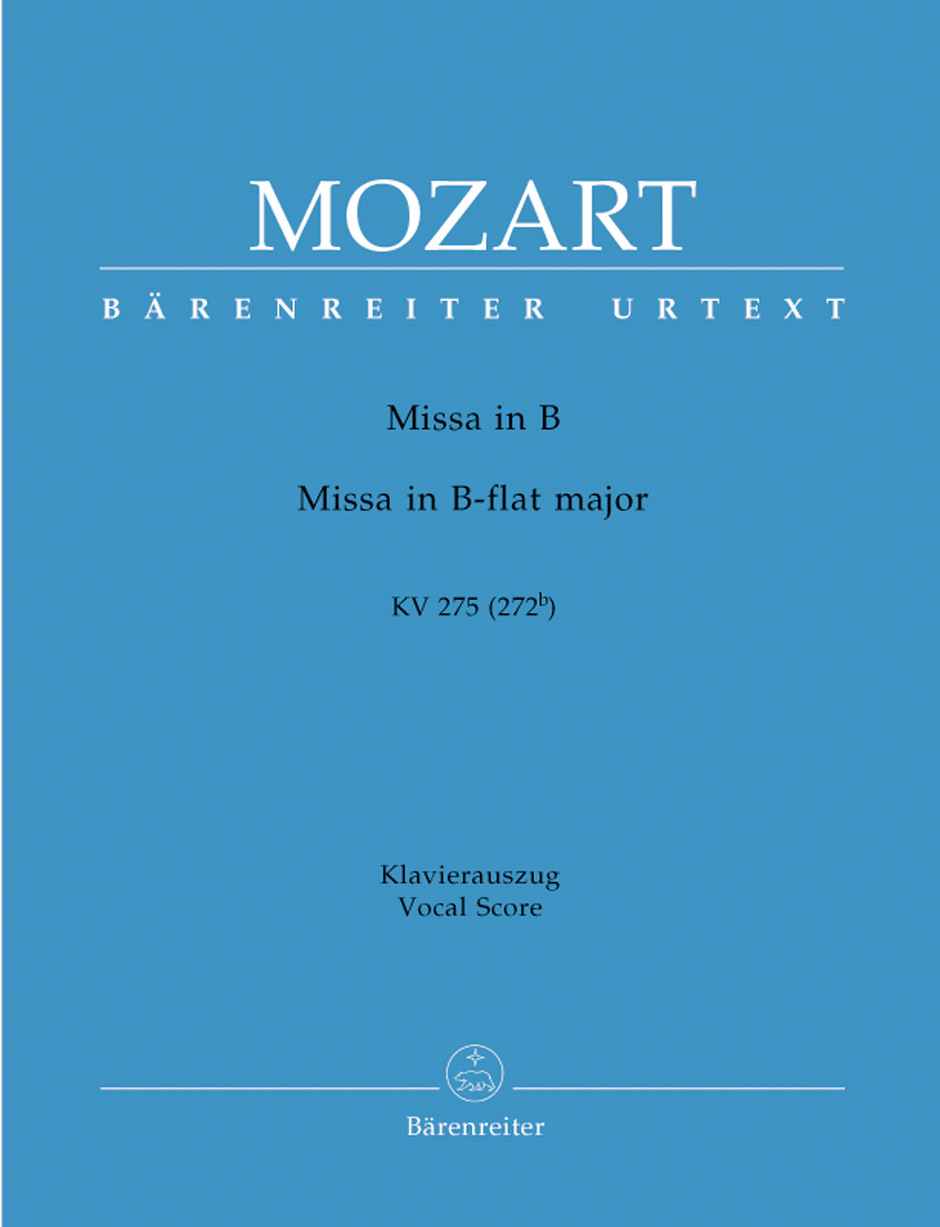 Cover: 9790006468508 | Missa Brevis In B Flat K. 275 | Bärenreiter Verlag | EAN 9790006468508