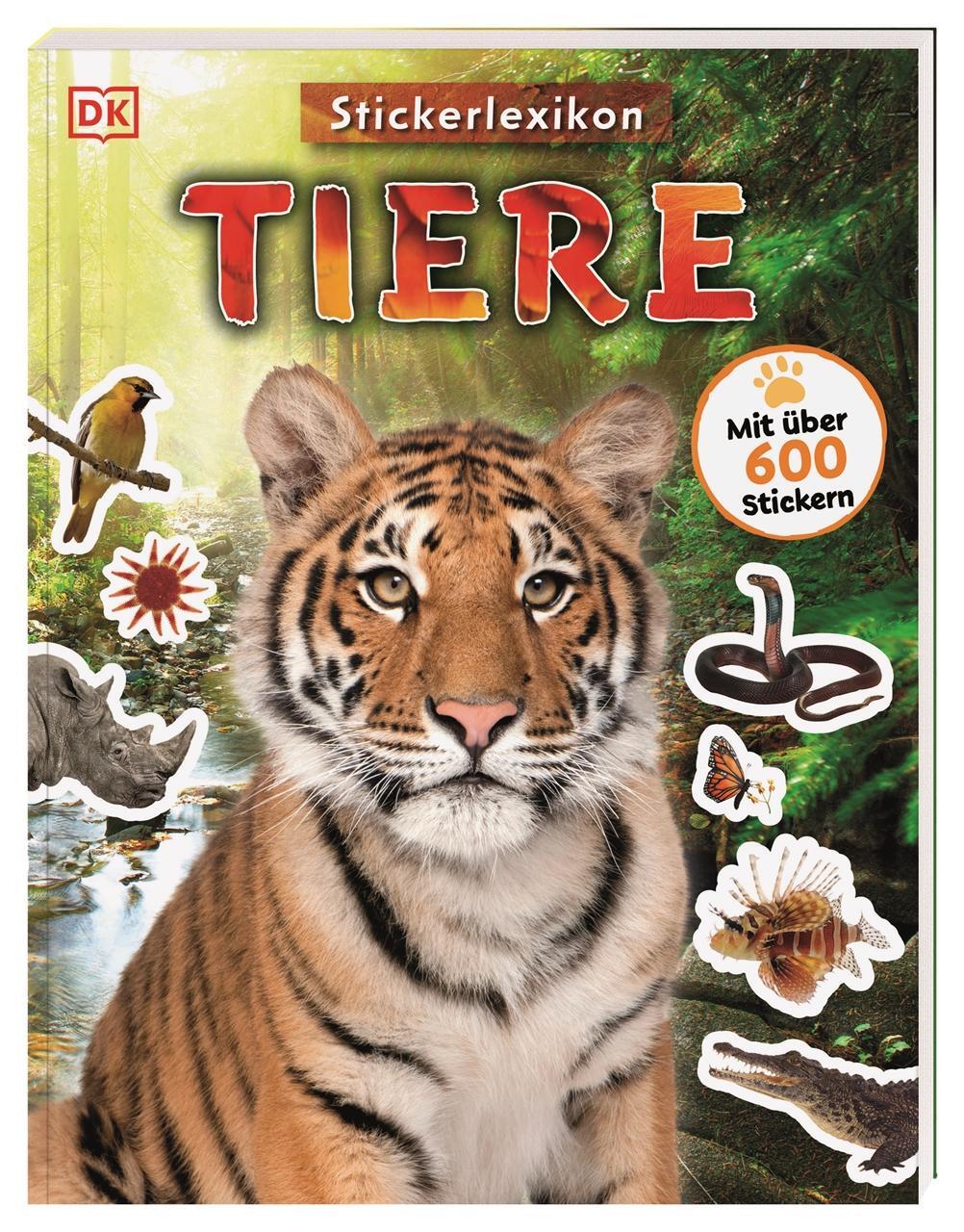 Cover: 9783831040520 | Sticker-Lexikon. Tiere | Mit über 600 Stickern für Kinder ab 4 Jahren