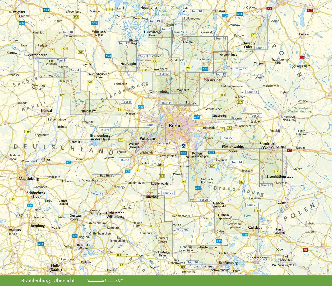 Bild: 9783897945791 | Reiseführer Radtouren in Brandenburg | Die 30 schönsten Routen | Wiese