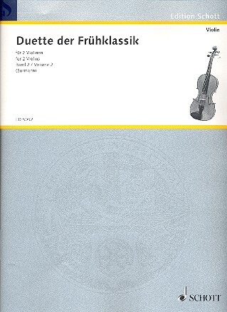 Cover: 9790001057844 | Violinduette Der Fruhklassik 2 | Buch | Schott Music