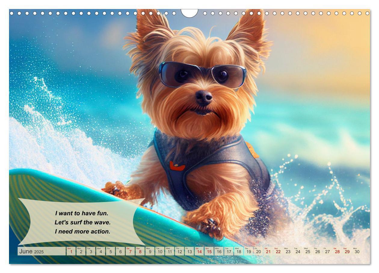 Bild: 9781325986026 | Great fun for Yorkshire Terrier lovers (Wall Calendar 2025 DIN A3...