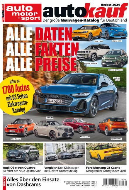 Cover: 9783613321656 | autokauf 04/2024 Herbst | Der große Neuwagen-Katalog für Deutschland