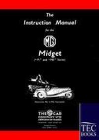 Cover: 9783861951834 | Instruction Manual for the MG Midget (P/PB Series) | Anonym Anonym