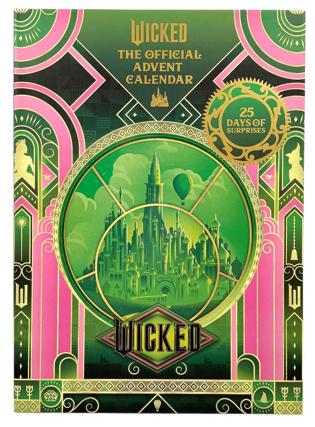 Cover: 9798886636734 | Wicked: The Official Advent Calendar | 25 Days of Surprises | Editions