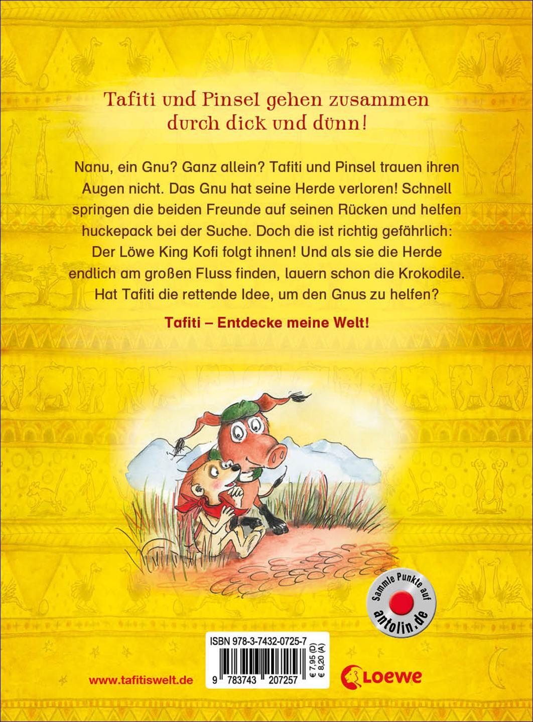 Rückseite: 9783743207257 | Tafiti und die Rettung der Gnus (Band 16) | Julia Boehme | Buch | 2021