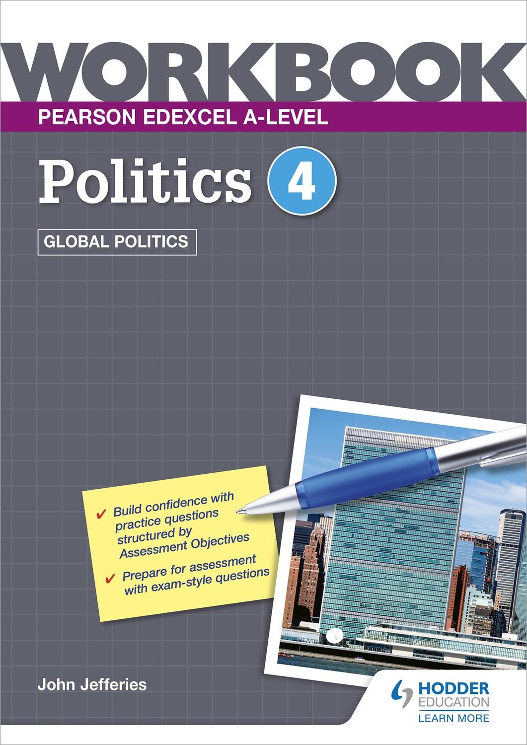 Cover: 9781398332485 | Pearson Edexcel A-level Politics Workbook 4: Global Politics | Buch