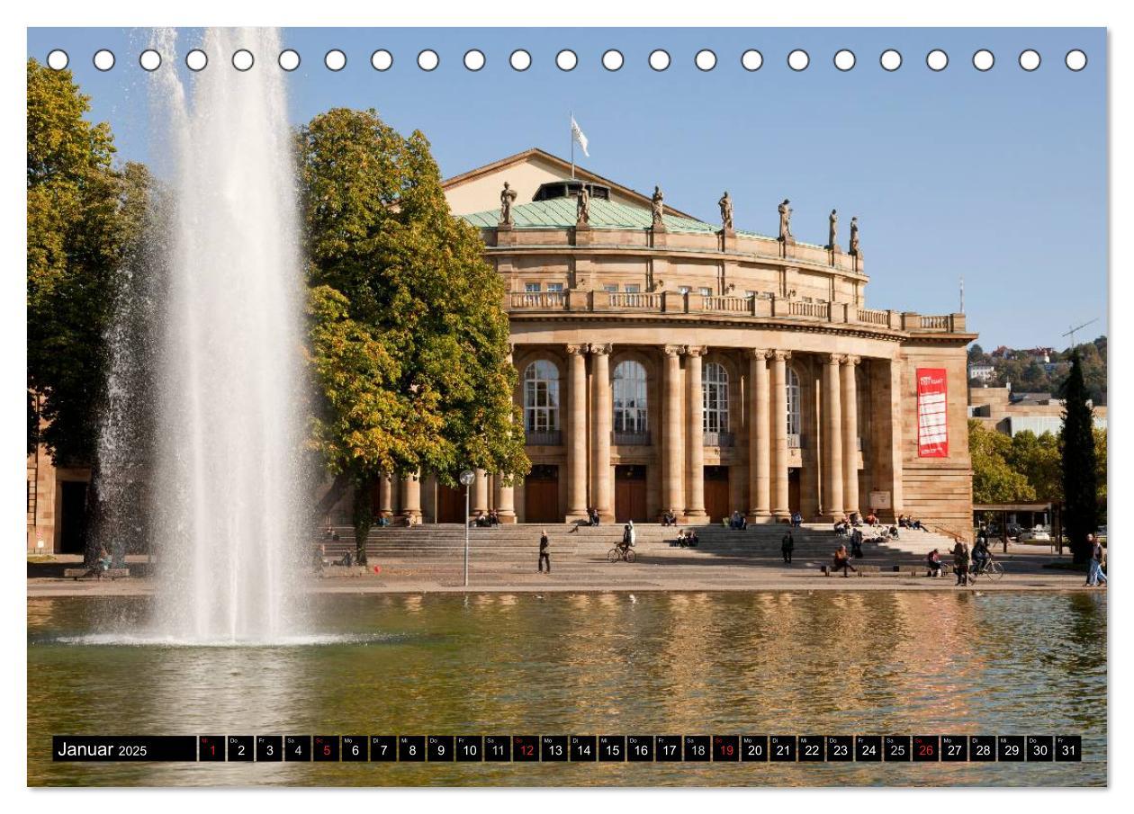 Bild: 9783435646043 | Landeshauptstadt Stuttgart (Tischkalender 2025 DIN A5 quer),...