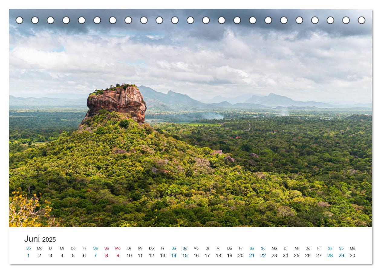 Bild: 9783435148707 | Traumziel Sri Lanka (Tischkalender 2025 DIN A5 quer), CALVENDO...