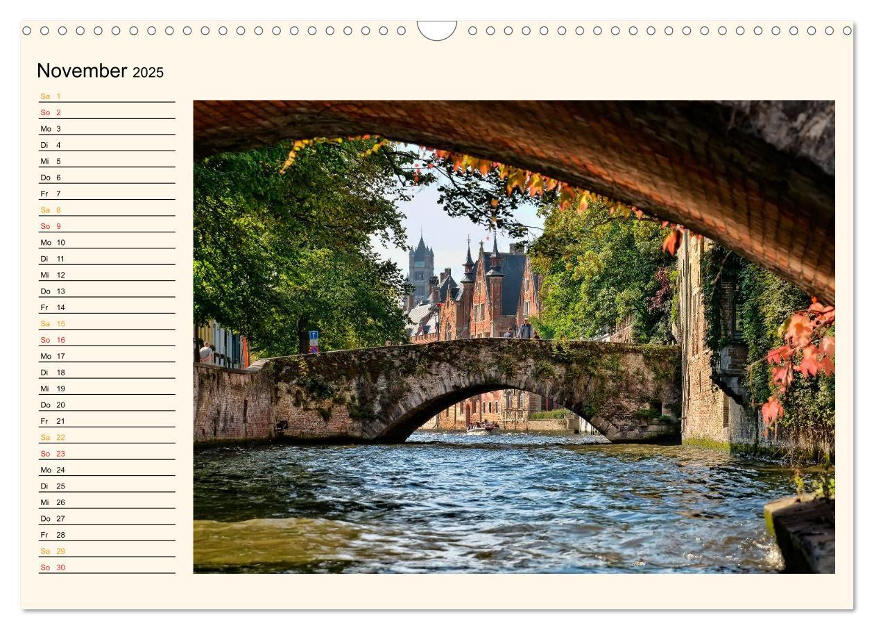 Bild: 9783435499502 | Brügge - Venedig des Nordens (Wandkalender 2025 DIN A3 quer),...