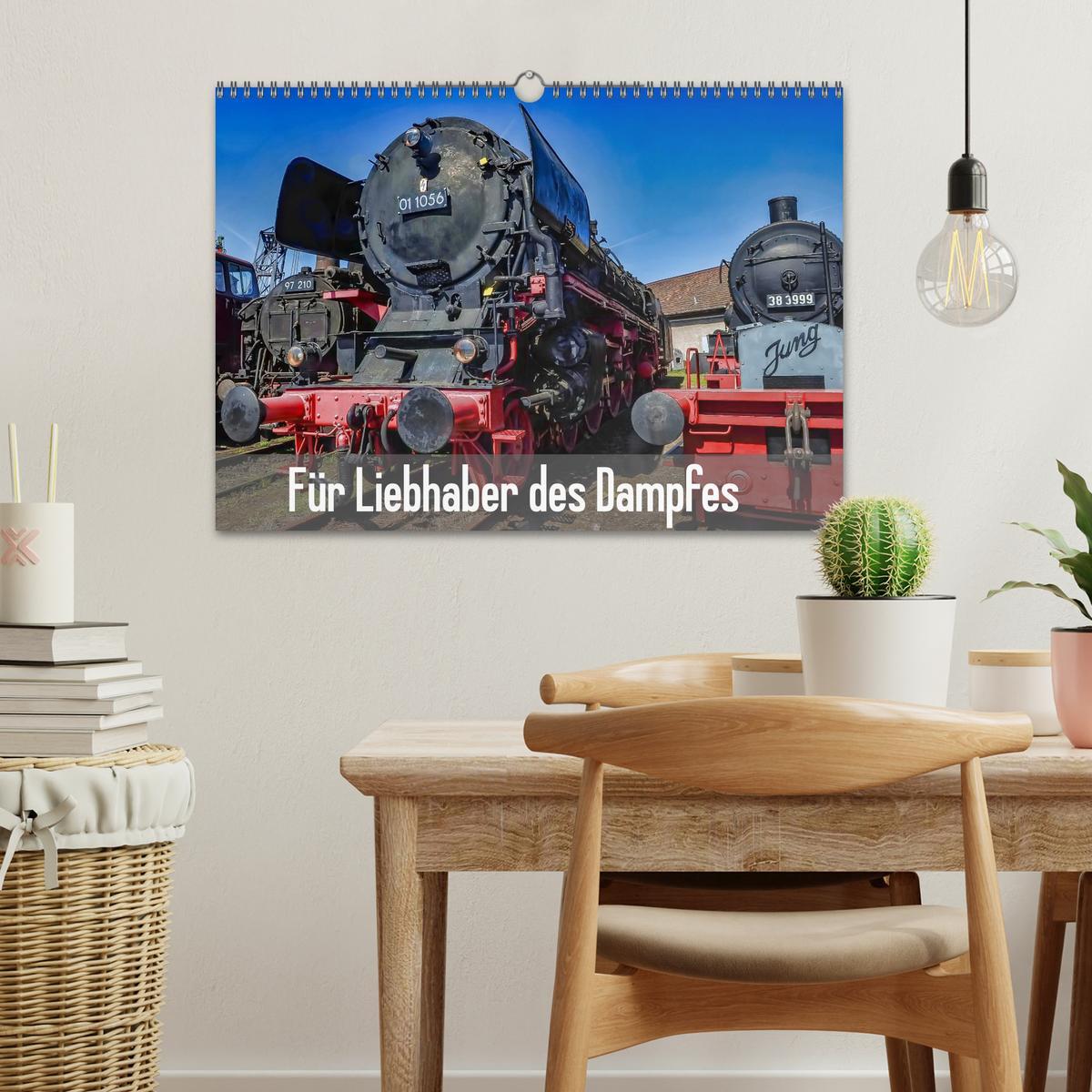 Bild: 9783435499403 | Für Liebhaber des Dampfes (Wandkalender 2025 DIN A3 quer), CALVENDO...