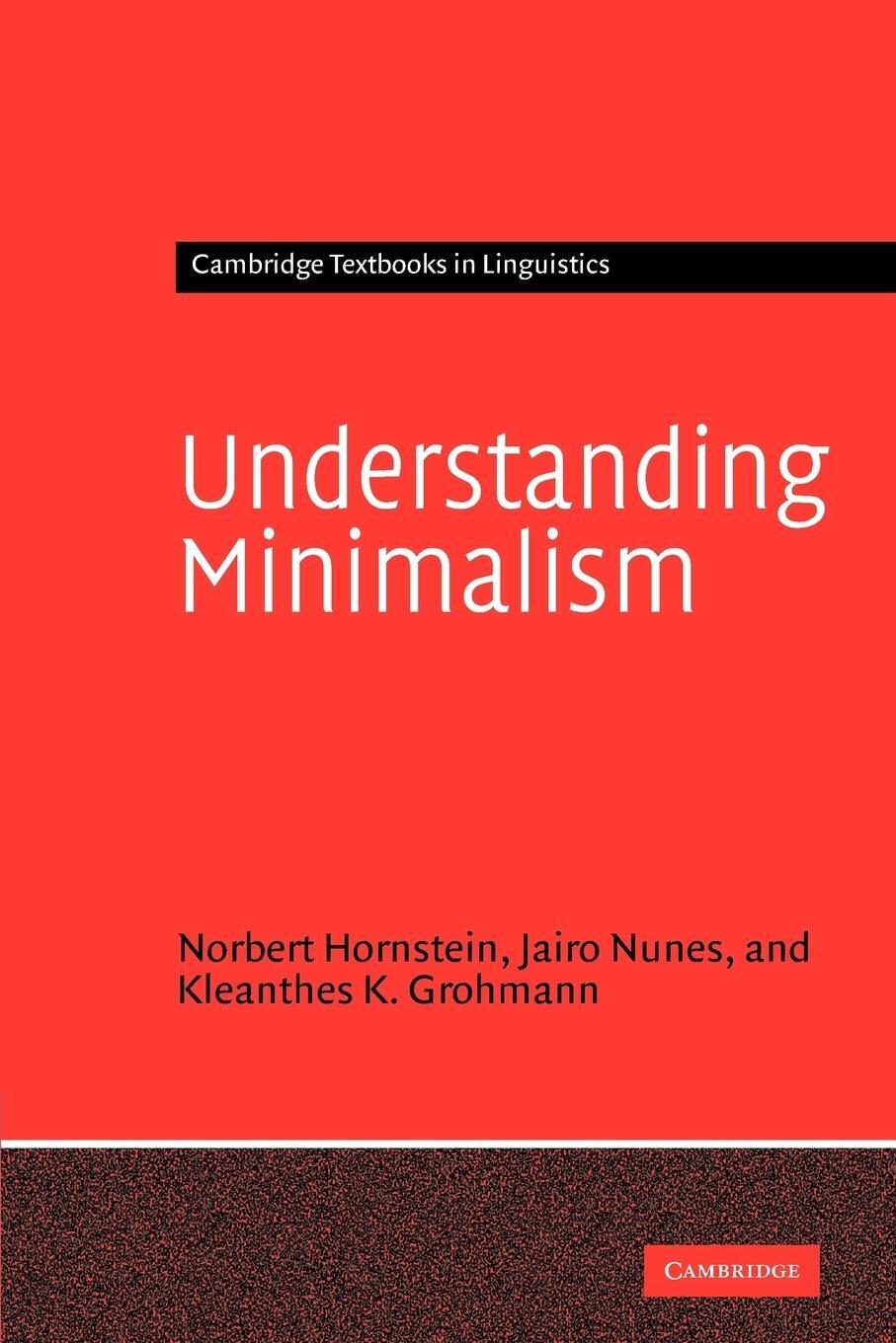 Cover: 9780521531948 | Understanding Minimalism | Norbert Hornstein (u. a.) | Taschenbuch