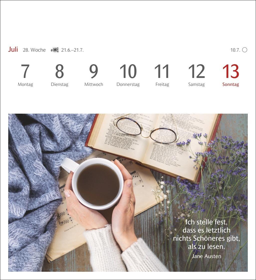 Bild: 9783840034442 | Die Welt der Bücher Postkartenkalender 2025 - Wochenkalender mit 53...