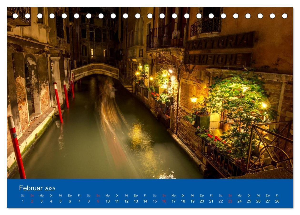 Bild: 9783435663026 | Mein lautloses Venedig (Tischkalender 2025 DIN A5 quer), CALVENDO...