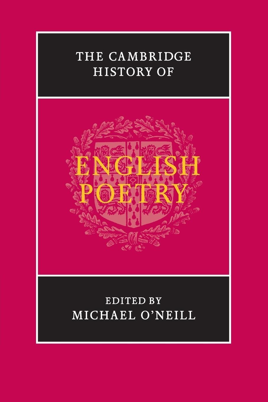 Cover: 9781107571808 | The Cambridge History of English Poetry | Michael O'Neill | Buch