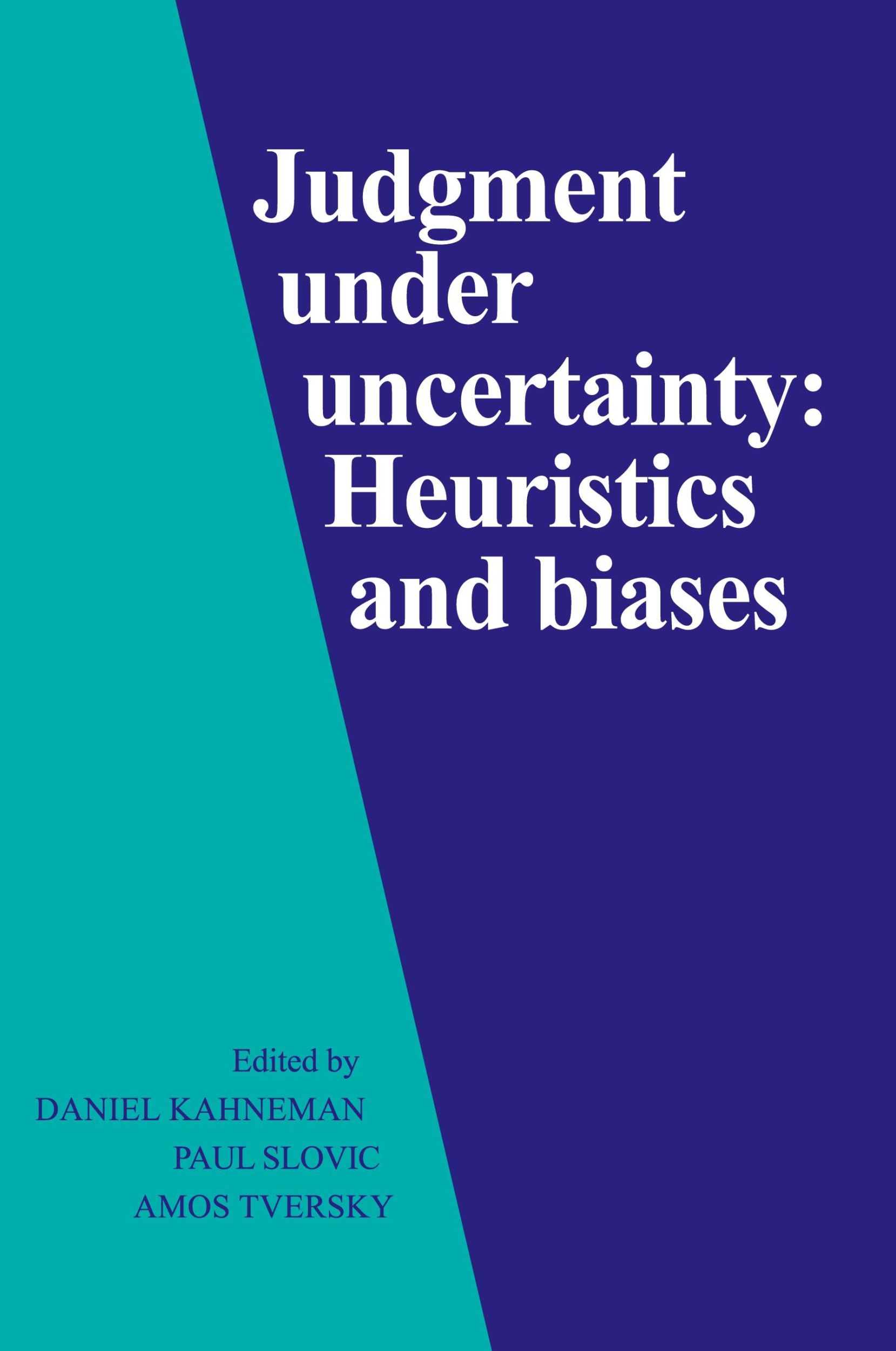 Cover: 9780521284141 | Judgment under Uncertainty | Daniel Kahneman (u. a.) | Taschenbuch