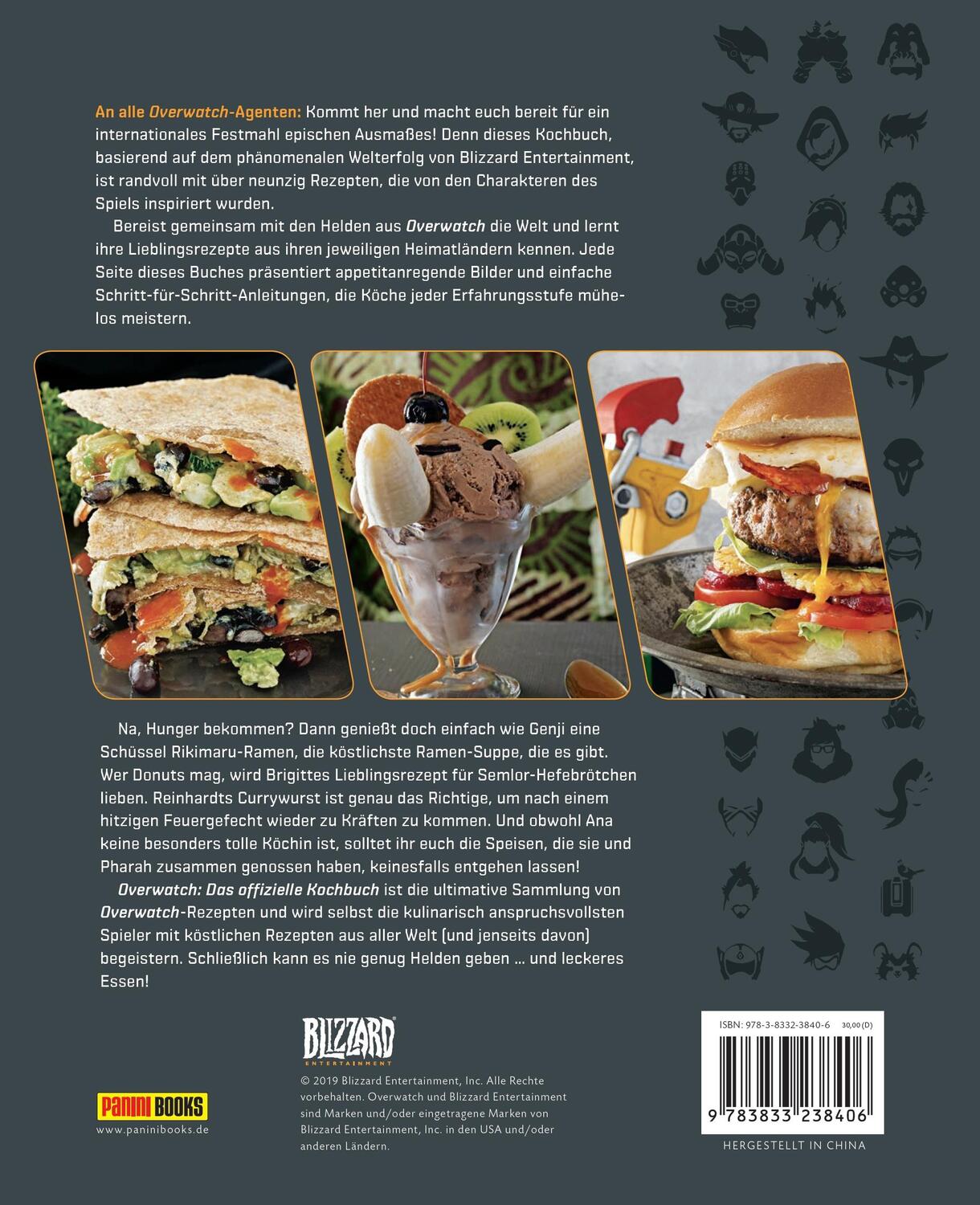 Rückseite: 9783833238406 | Overwatch: Das offizielle Kochbuch | Chelsea Monroe-Cassel | Buch