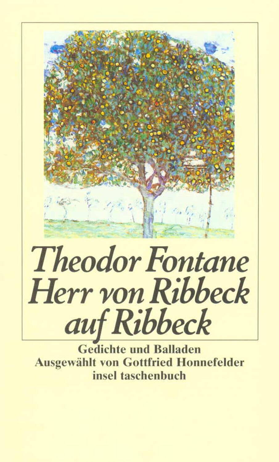 Cover: 9783458331469 | Herr von Ribbeck auf Ribbeck | Gedichte und Balladen | Theodor Fontane