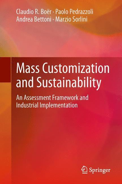 Cover: 9781447151159 | Mass Customization and Sustainability | Claudio R. Boër (u. a.) | Buch