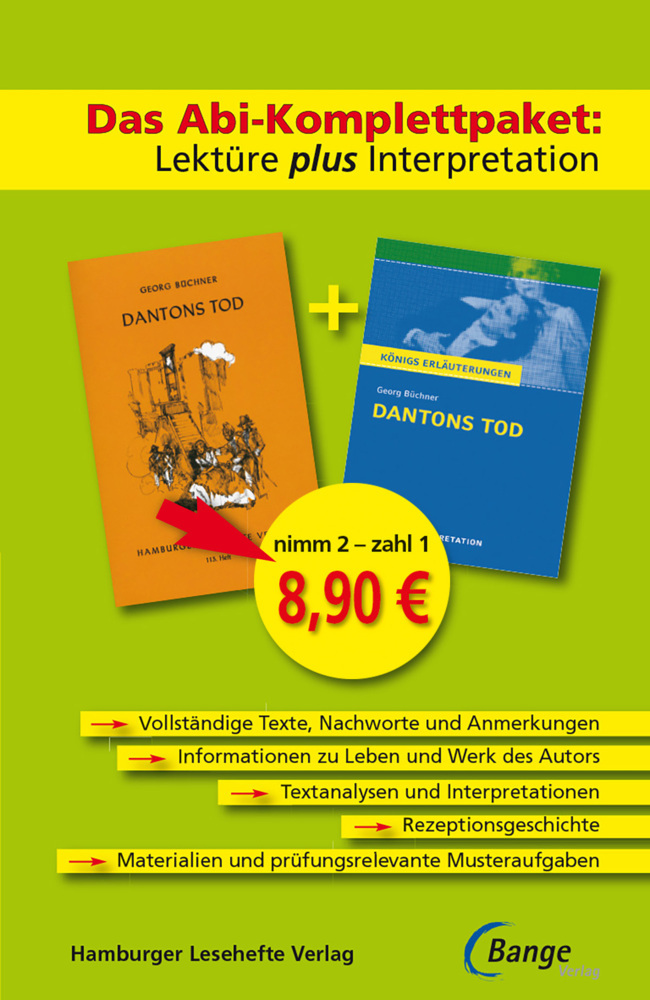 Cover: 9783804498020 | Dantons Tod - Das Abi-Komplettpaket: Lektüre plus Interpretation.