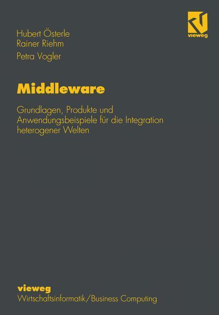Cover: 9783528055462 | Middleware | Rainer Riehm | Taschenbuch | Paperback | xii | Deutsch