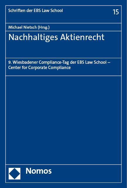 Cover: 9783756011551 | Nachhaltiges Aktienrecht | Michael Nietsch | Taschenbuch | broschiert
