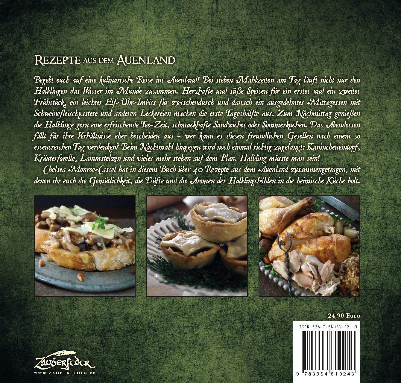 Rückseite: 9783964810243 | Rezepte aus dem Auenland | Das Halblings-Kochbuch | Monroe-Cassel