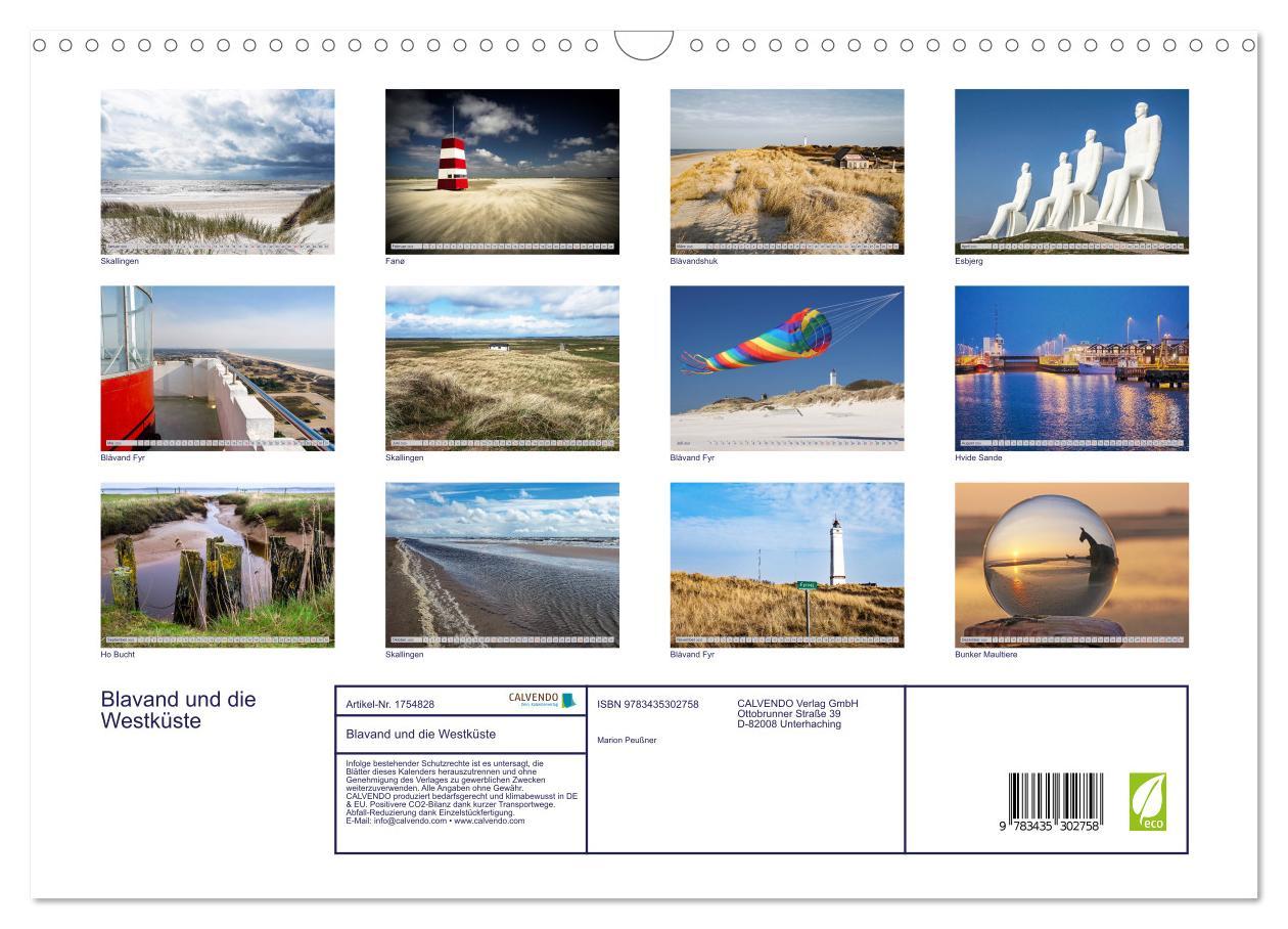 Bild: 9783435302758 | Blavand und die Westküste (Wandkalender 2025 DIN A3 quer), CALVENDO...