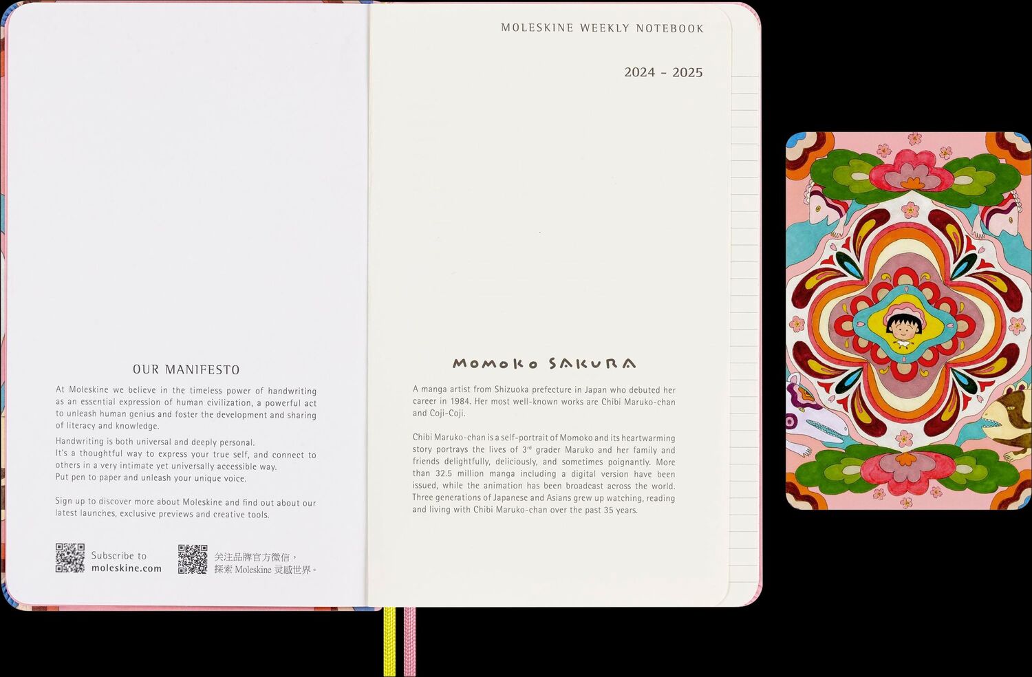 Bild: 8056999271657 | Moleskine Sakura 18 Monate Wochen Notizkalender 2024/2025, L/A5,...