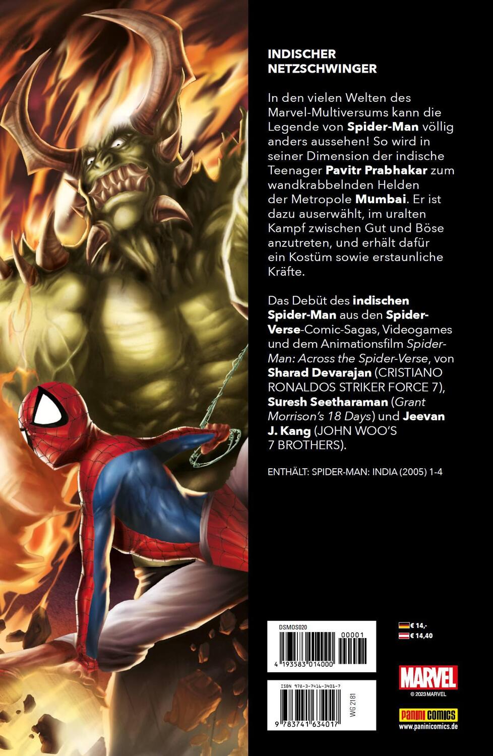 Rückseite: 9783741634017 | Spider-Man: Indien | Suresh Seetharaman (u. a.) | Taschenbuch | 2023