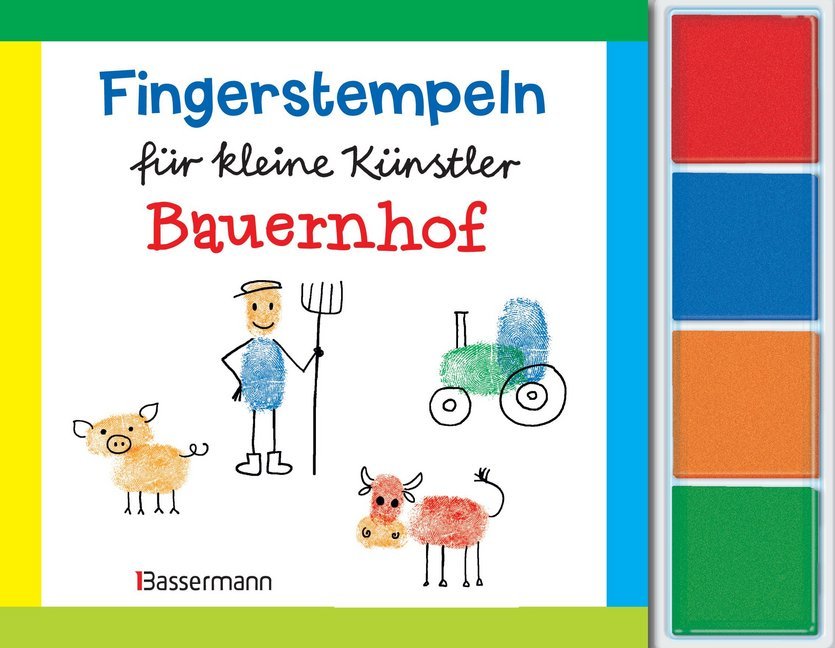 Cover: 9783809434368 | Fingerstempeln für kleine Künstler - Bauernhof | Norbert Pautner