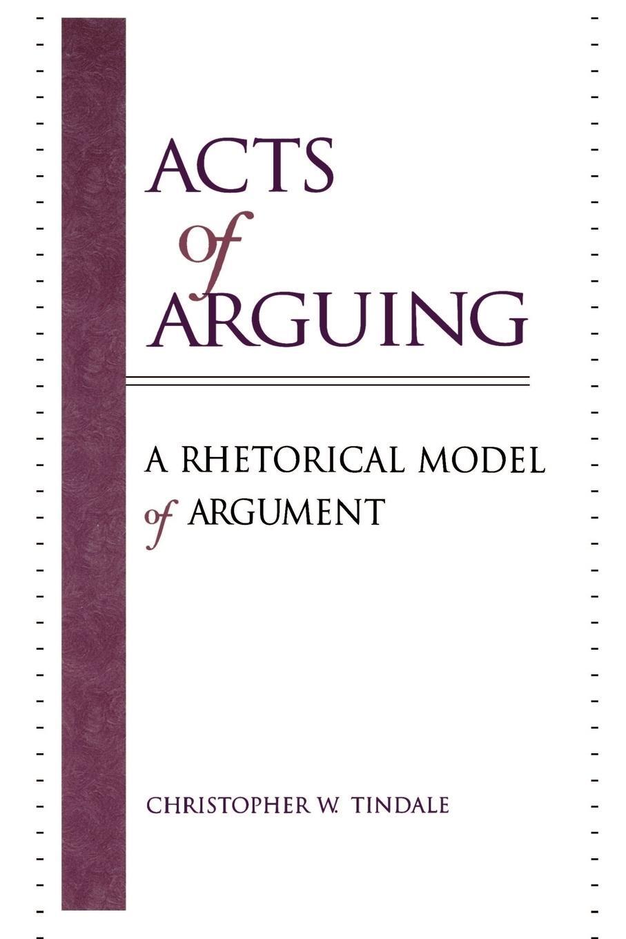 Cover: 9780791443880 | Acts of Arguing | A Rhetorical Model of Argument | Tindale | Buch