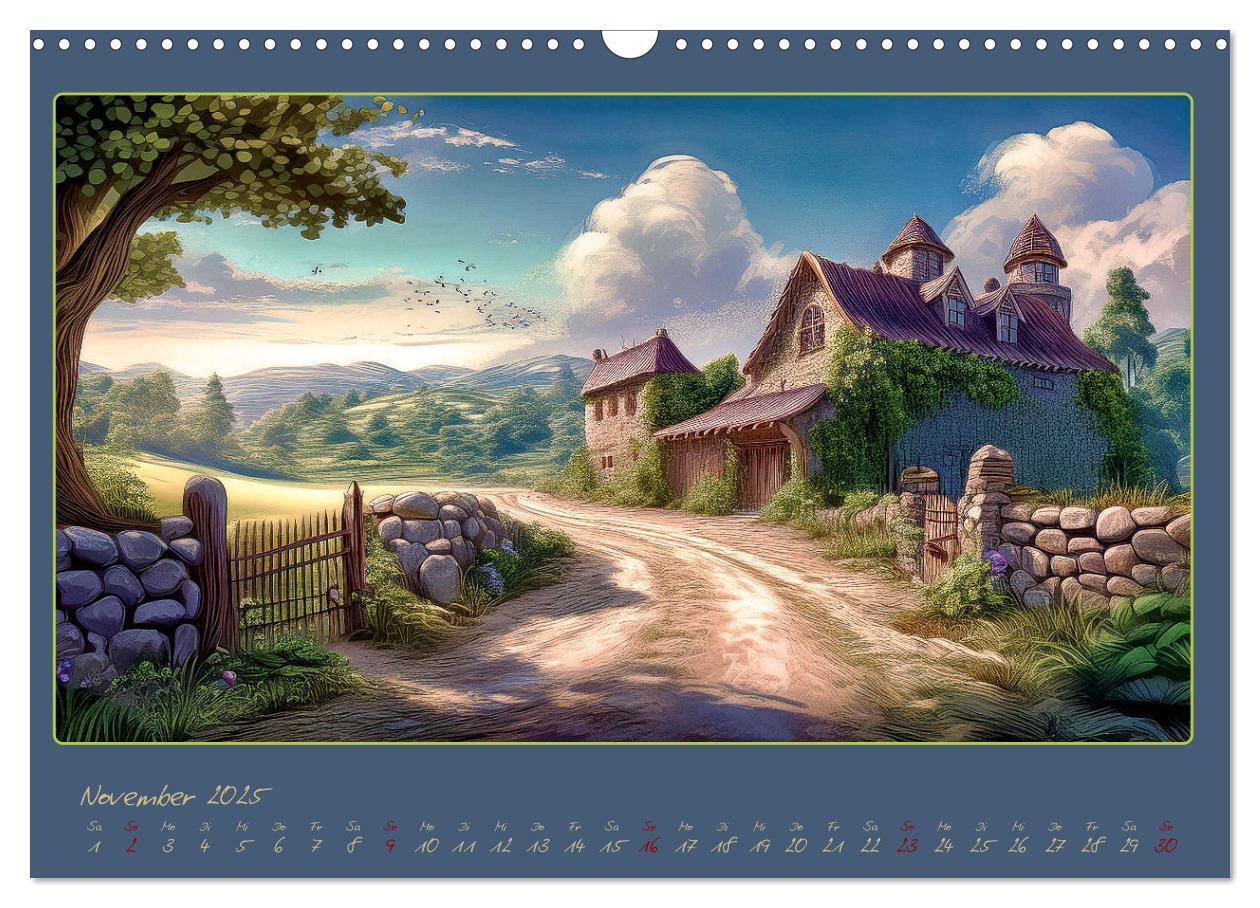 Bild: 9783457168981 | Landschaft romantisch gesehen (Wandkalender 2025 DIN A3 quer),...