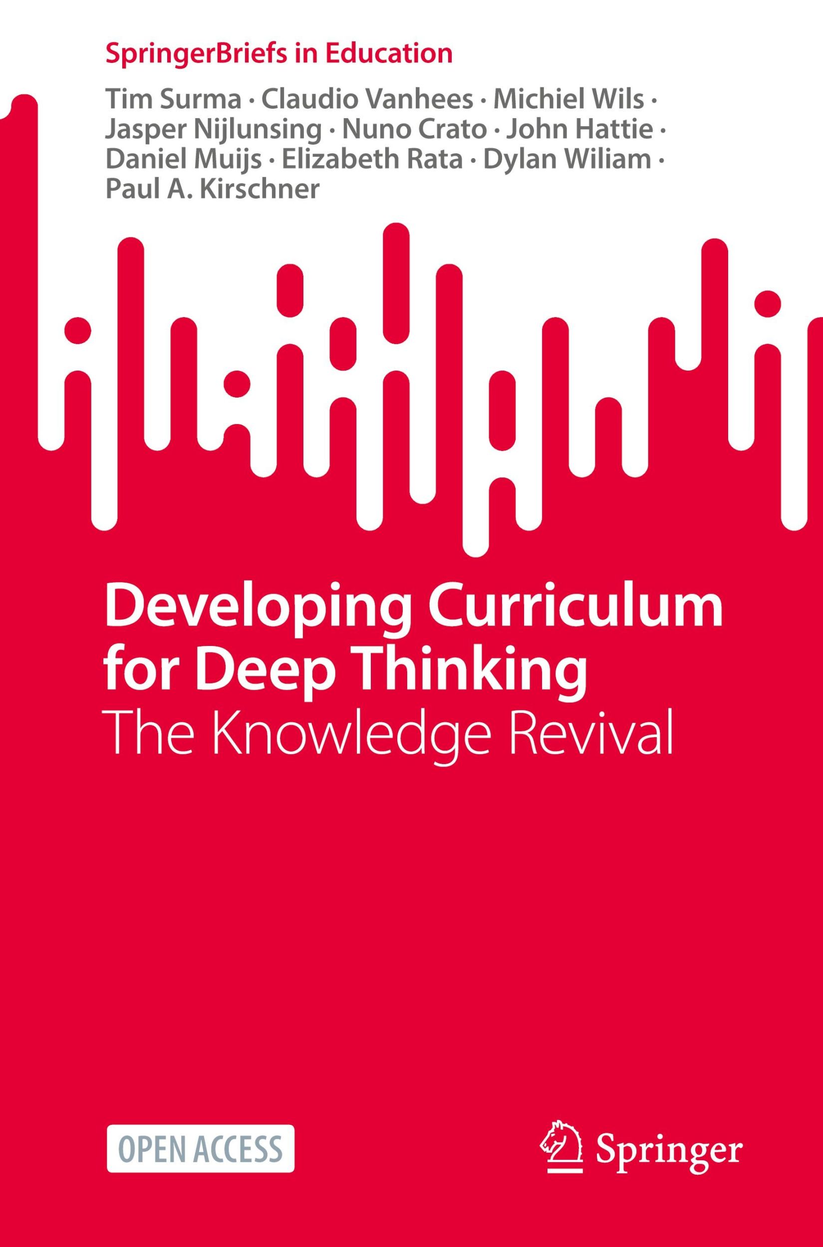 Cover: 9783031746604 | Developing Curriculum for Deep Thinking | The Knowledge Revival | Buch