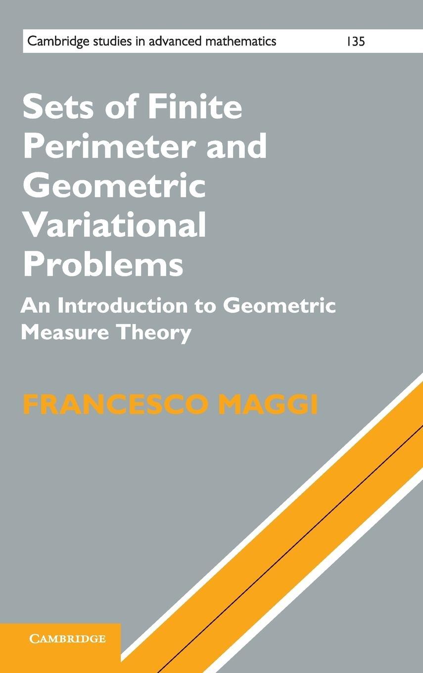 Cover: 9781107021037 | Sets of Finite Perimeter and Geometric Variational Problems | Maggi