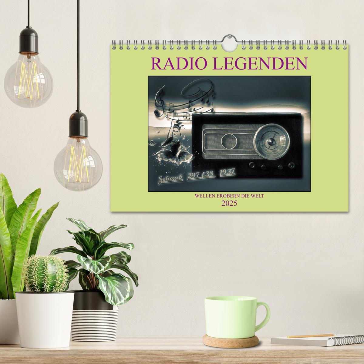 Bild: 9783435278237 | RADIO LEGENDEN (Wandkalender 2025 DIN A4 quer), CALVENDO...