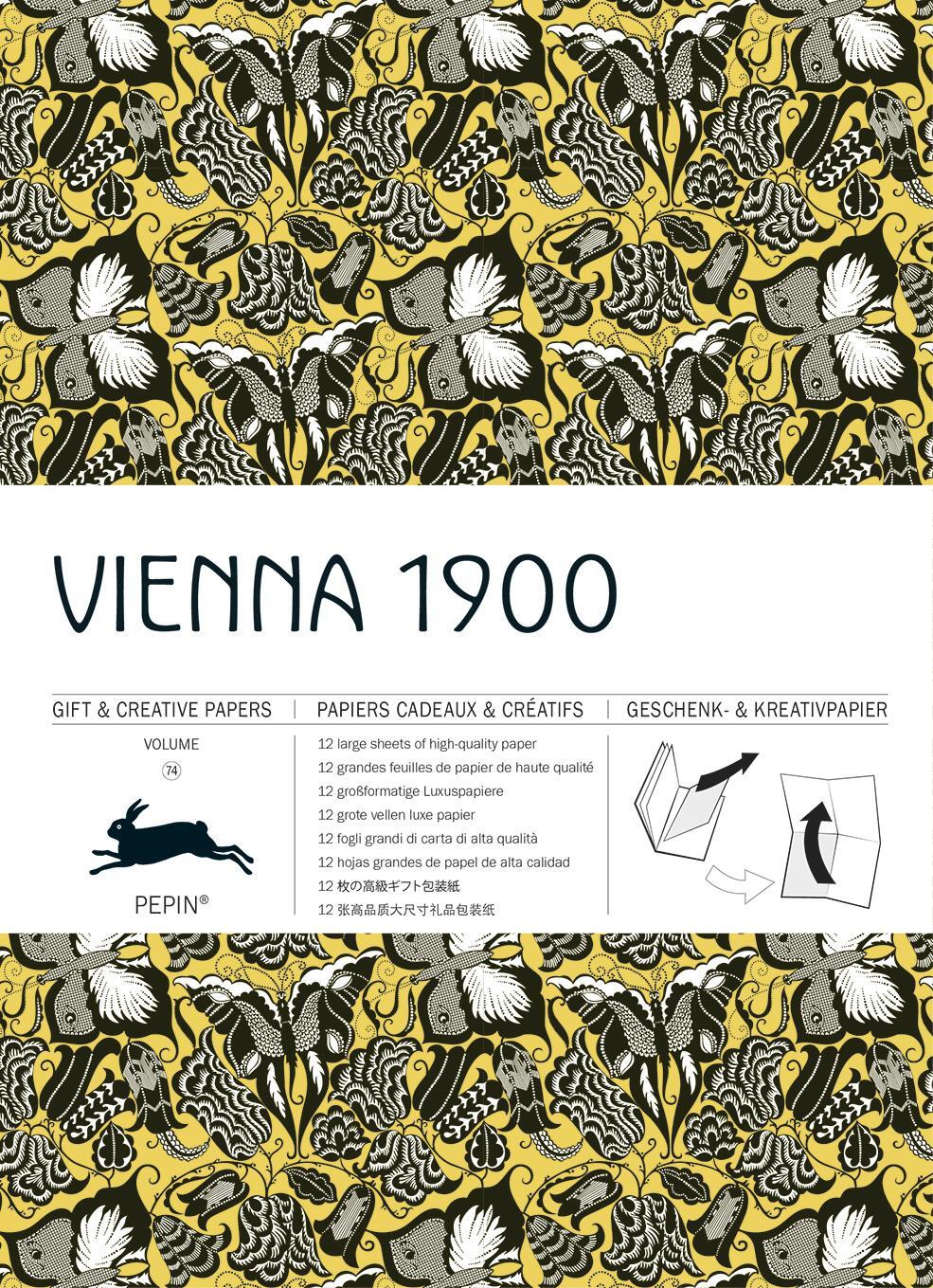 Cover: 9789460090868 | Vienna 1900 | Geschenk- und Kreativpapierbuch Vol 74 | Roojen | Buch
