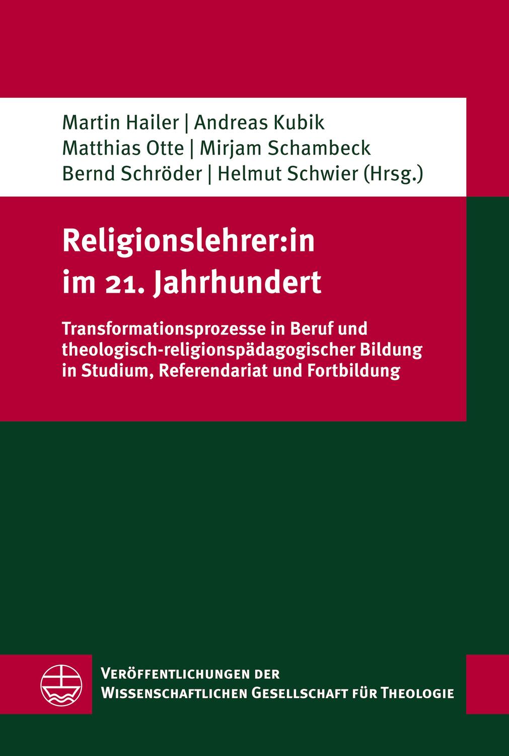 Cover: 9783374074563 | Religionslehrer:in im 21. Jahrhundert | Martin Hailer (u. a.) | Buch