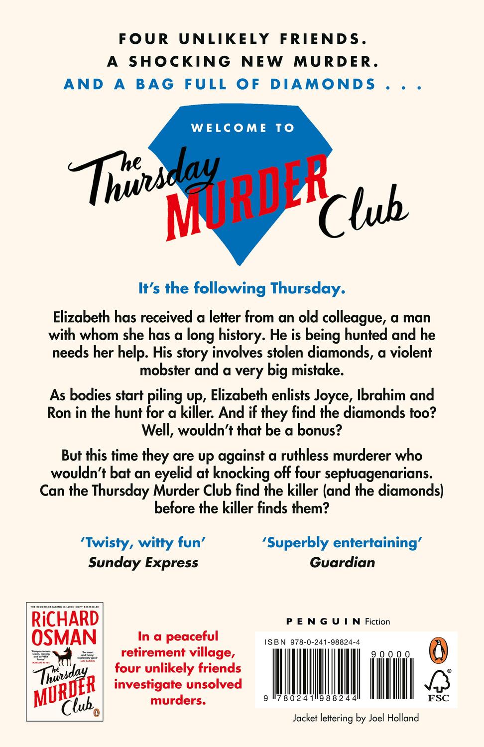 Rückseite: 9780241988244 | The Man Who Died Twice | (The Thursday Murder Club 2) | Richard Osman