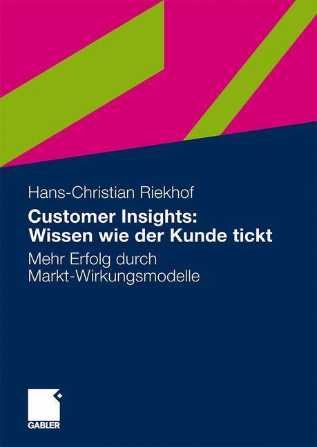 Cover: 9783834917508 | Customer Insights: Wissen wie der Kunde tickt | Hans-Christian Riekhof