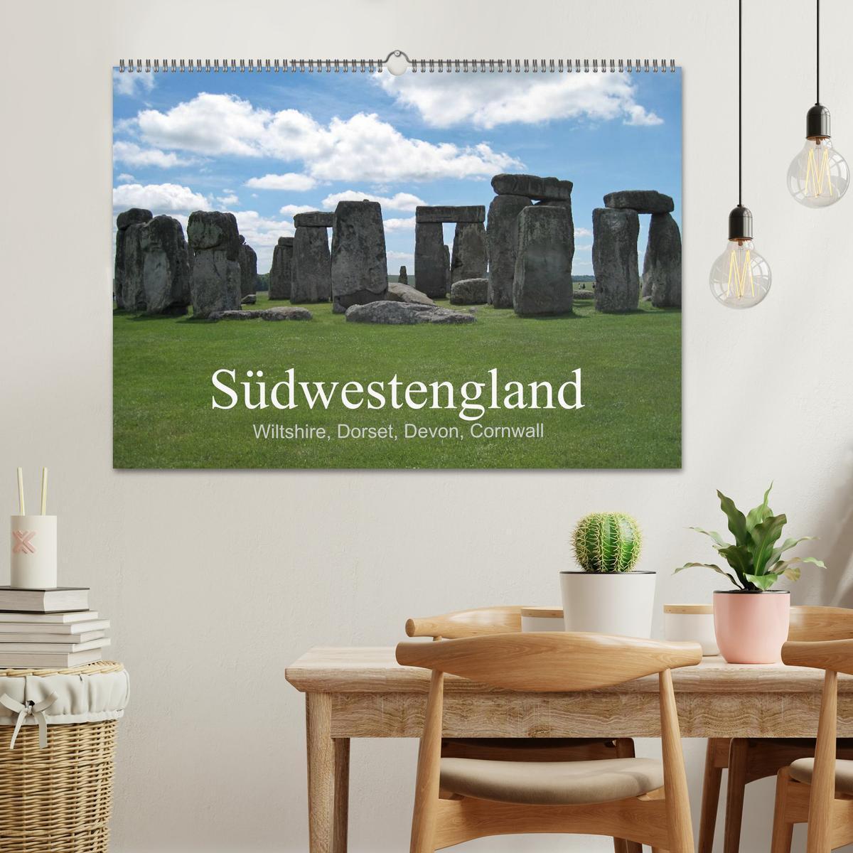 Bild: 9783435630707 | Südwestengland (Wandkalender 2025 DIN A2 quer), CALVENDO...