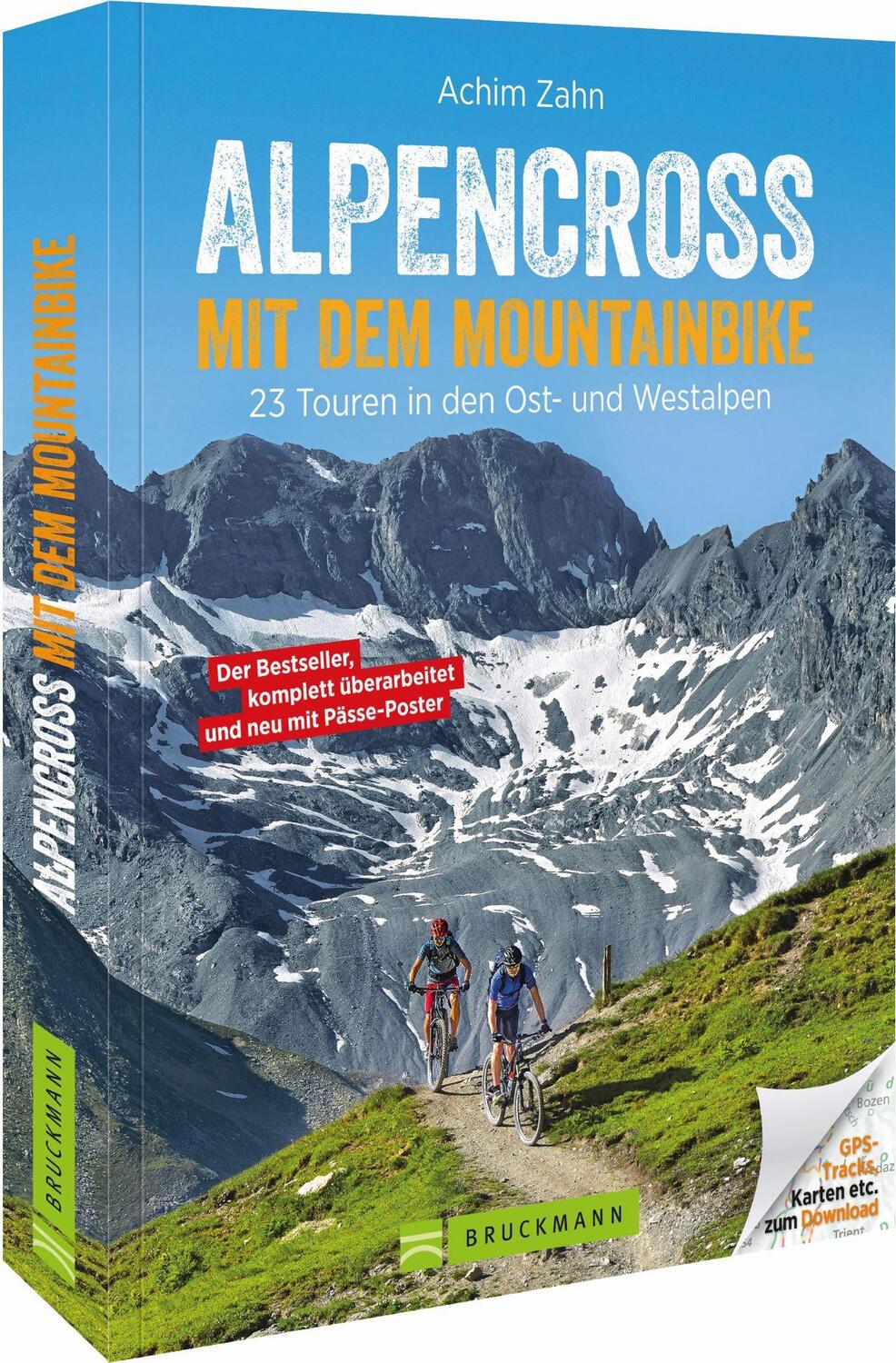 Cover: 9783734315701 | Alpencross mit dem Mountainbike | 23 Touren in den Ost- und Westalpen