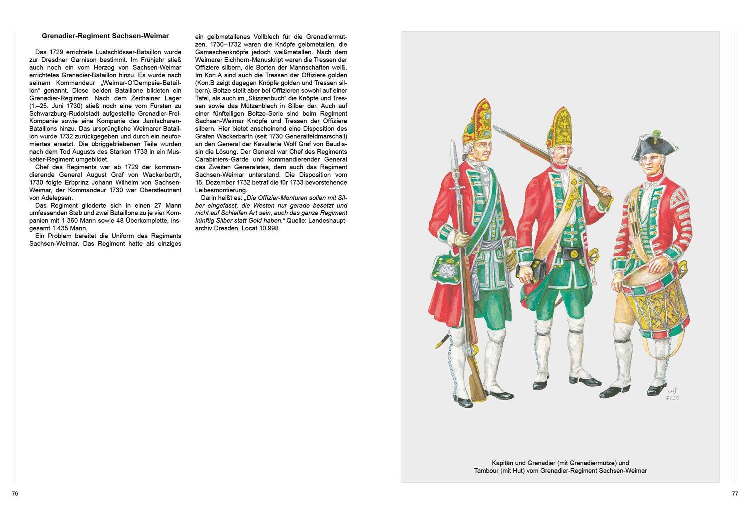 Bild: 9783963600531 | Die Kursächsische Armee 1730-1732 | Wolfgang Friedrich | Taschenbuch