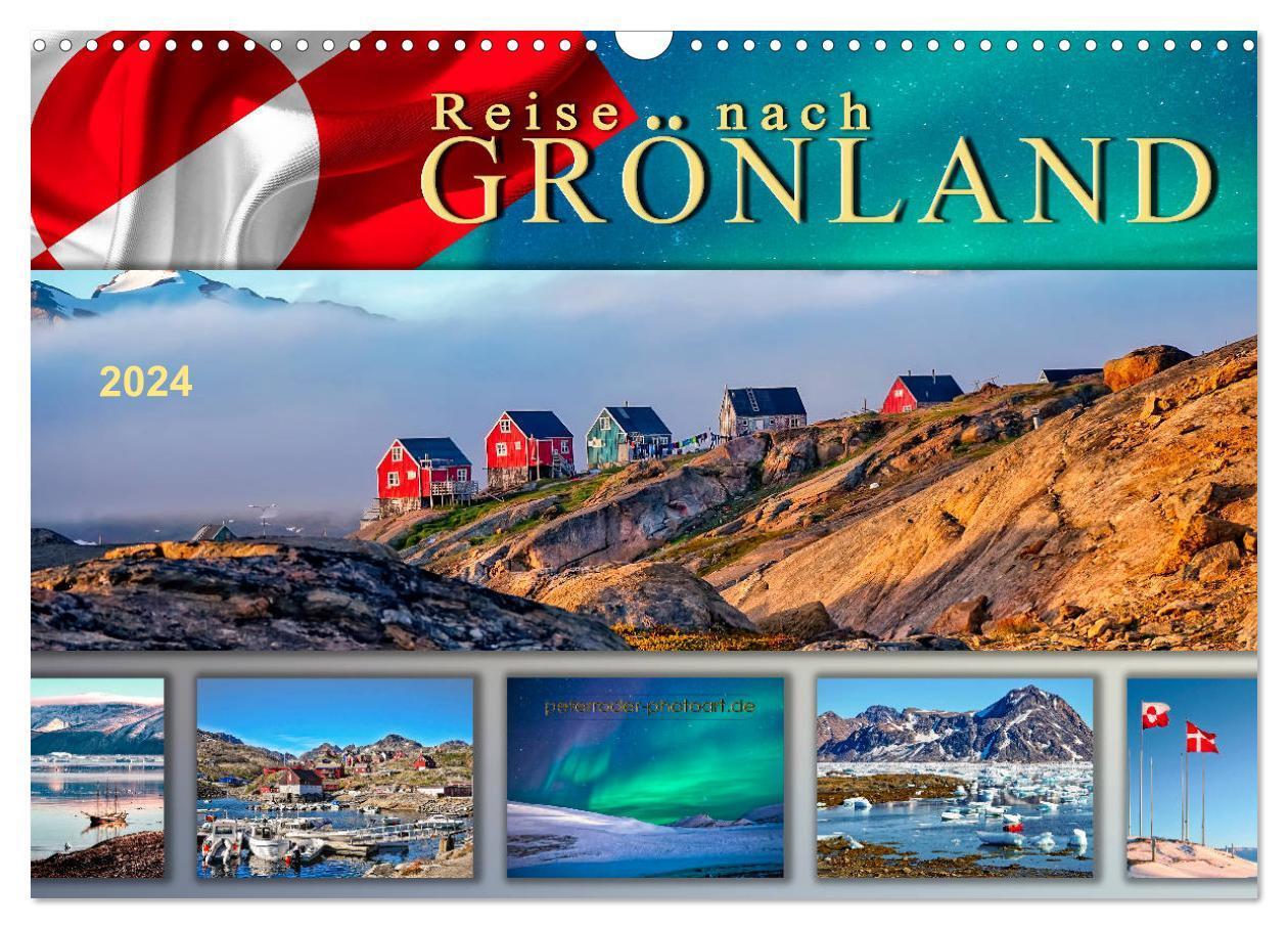 Cover: 9783383237096 | Reise nach Grönland (Wandkalender 2024 DIN A3 quer), CALVENDO...