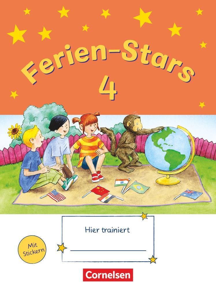Cover: 9783637013254 | Ferien-Stars 4. Schuljahr. Übungsheft | Mit Lösungen | Sabine Schwarz