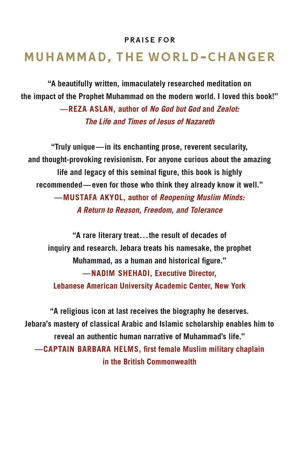 Rückseite: 9781250239648 | Muhammad, the World-Changer | An Intimate Portrait | Mohamad Jebara