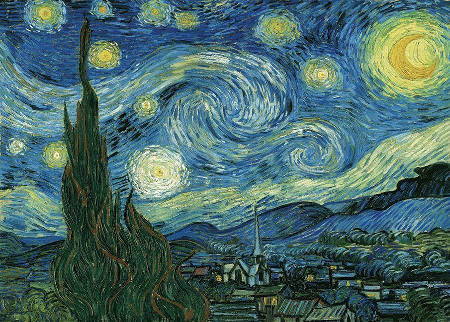 Bild: 628136812047 | Starry Night by van Gogh (Puzzle) | Spiel | In Spielebox | 2021
