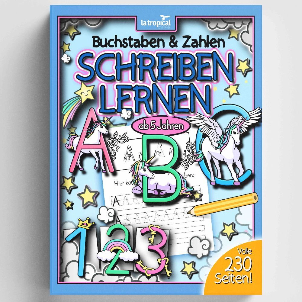 Cover: 9783969080207 | Buchstaben und Zahlen schreiben lernen ab 5 Jahren | David Ludwig