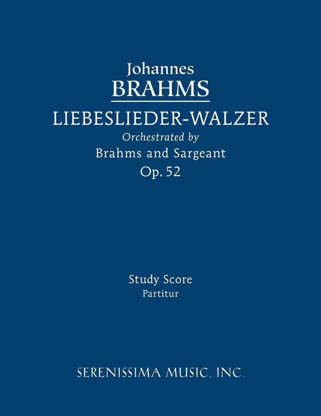 Cover: 9781608741908 | Liebeslieder-Walzer, Op.52 | Study score | Johannes Brahms | Buch