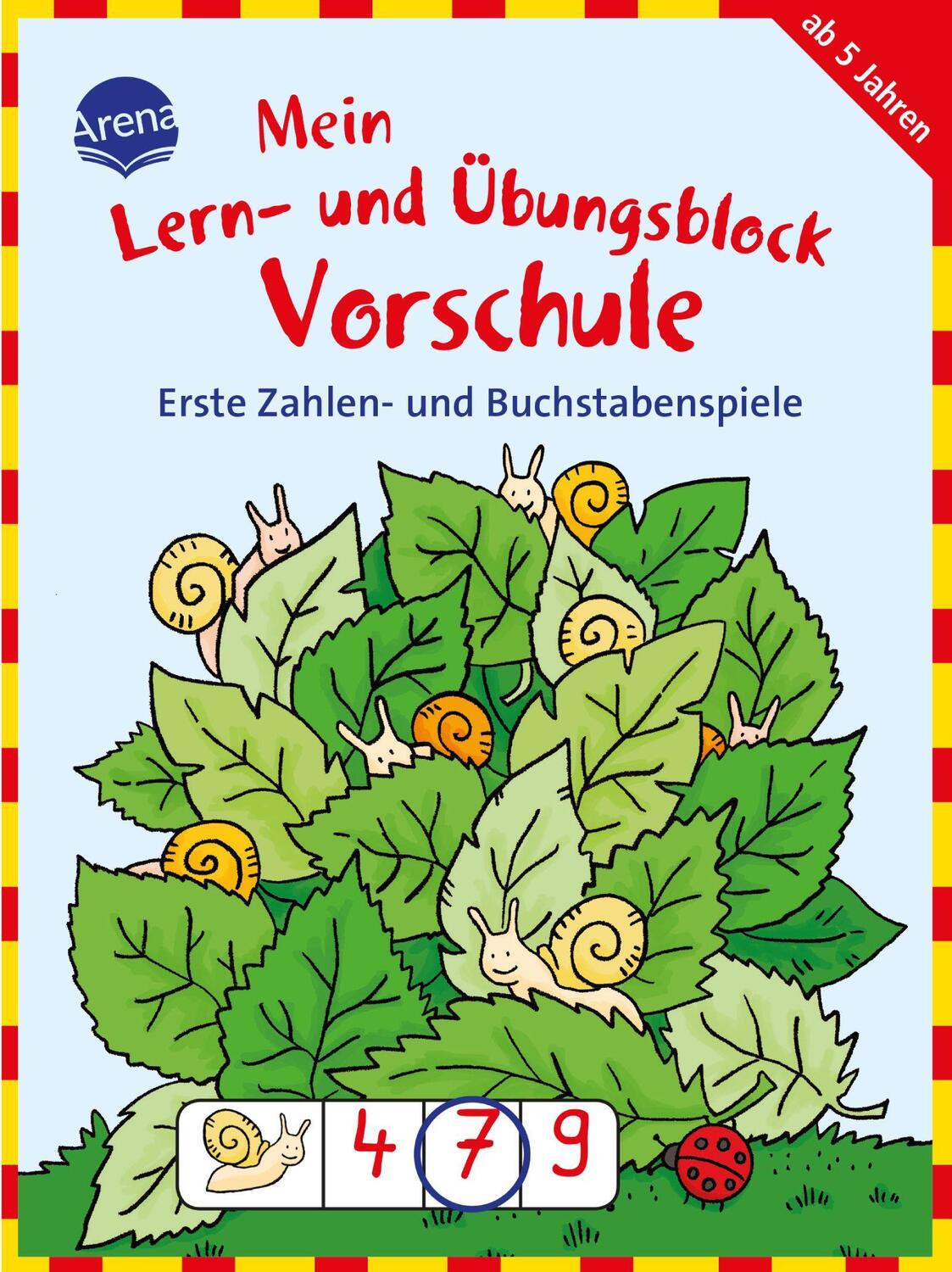 Cover: 9783401415819 | Mein Lern- und Übungsblock Vorschule. Erste Zahlen- und...