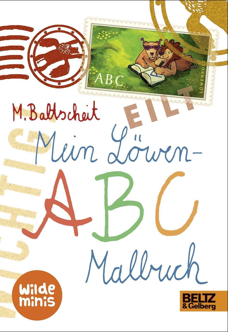 Cover: 9783407821522 | Mein Löwen-ABC Malbuch | Wilde Minis | Martin Baltscheit | Broschüre
